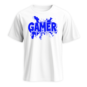 Koszulka GAMER dla graczy napis