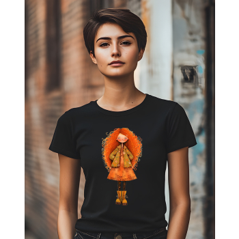 Koszulka damska Vintage Girl Retro Kolorowa Dusza