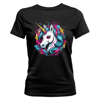 Koszulka z nadrukiem jednorożec unicorn