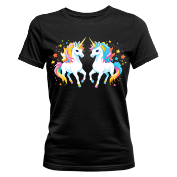 Koszulka z nadrukiem jednorożec unicorn