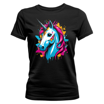 Koszulka z nadrukiem jednorożec unicorn